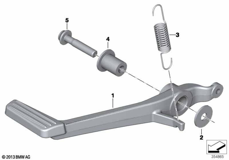 Педаль тормоза