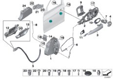 Система замков передней двери