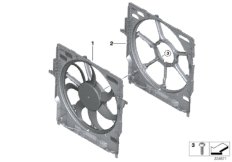 Кожух вентилятора-дополнительн.элементы