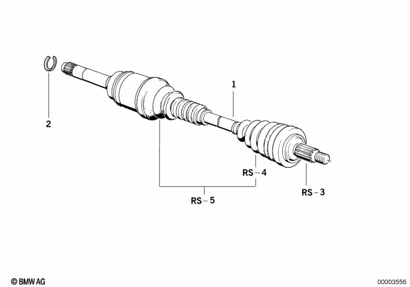 Выходн.вал ред.пер.моста/полноприводн.