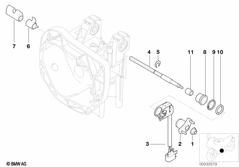Детали механизма ПП с пом.п.движ.зад.х.
