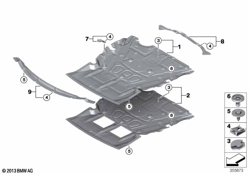 Экран моторного отсека