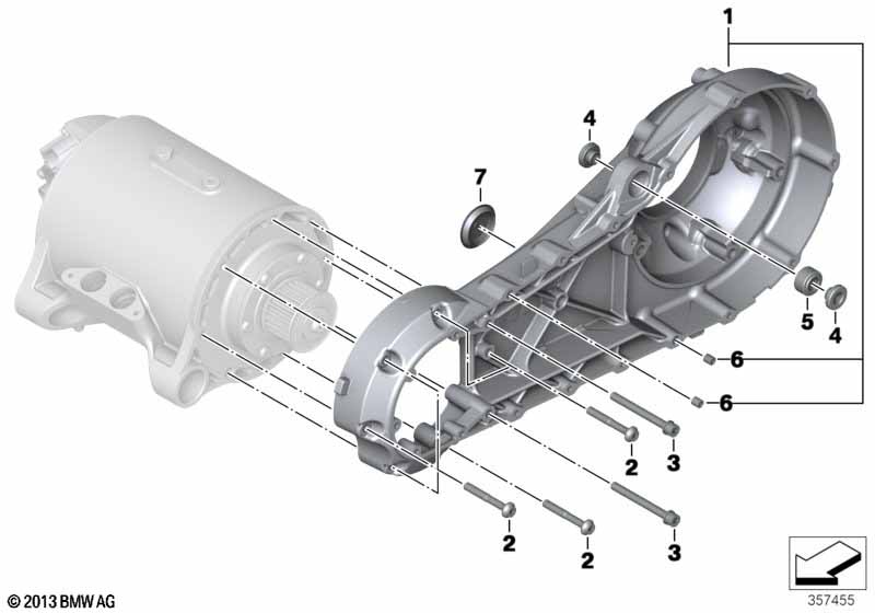 Качающийся рычаг заднего колеса