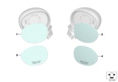 Стекло зеркала (S430A)