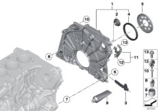 Крышка блока ГРМ