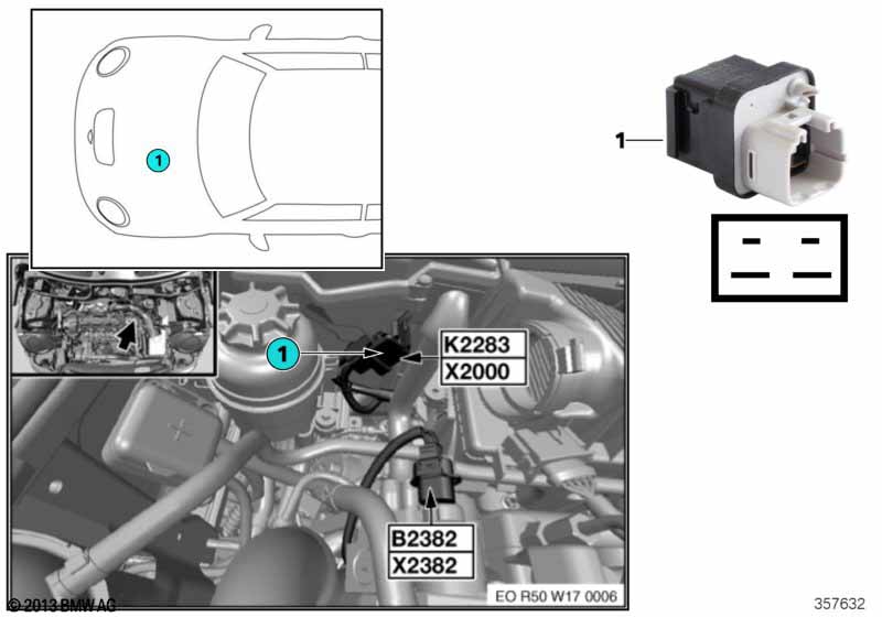 Реле штифта свечи накаливания K2283