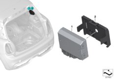 Блок управления задним кронштейном