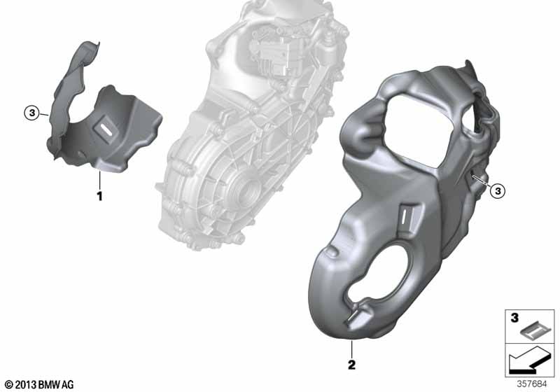 Коробка передач E, доп.элементы