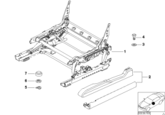 Сиденье Пд направляющая сиденья