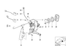 Замок двери Пд