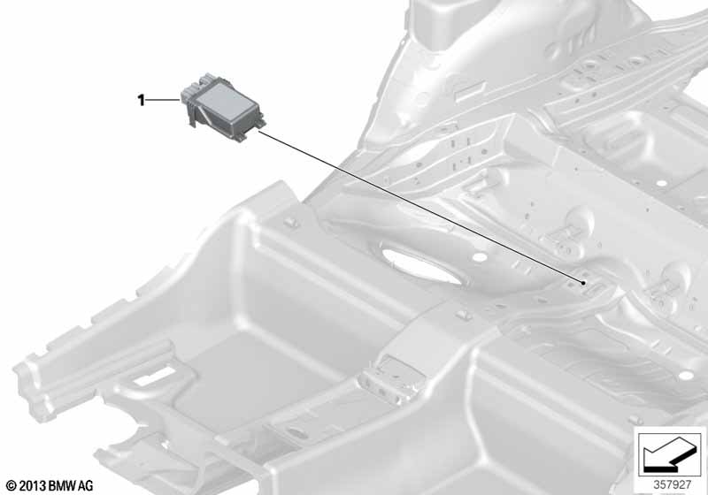 ЭБУ нагревательного эл-та подголовника