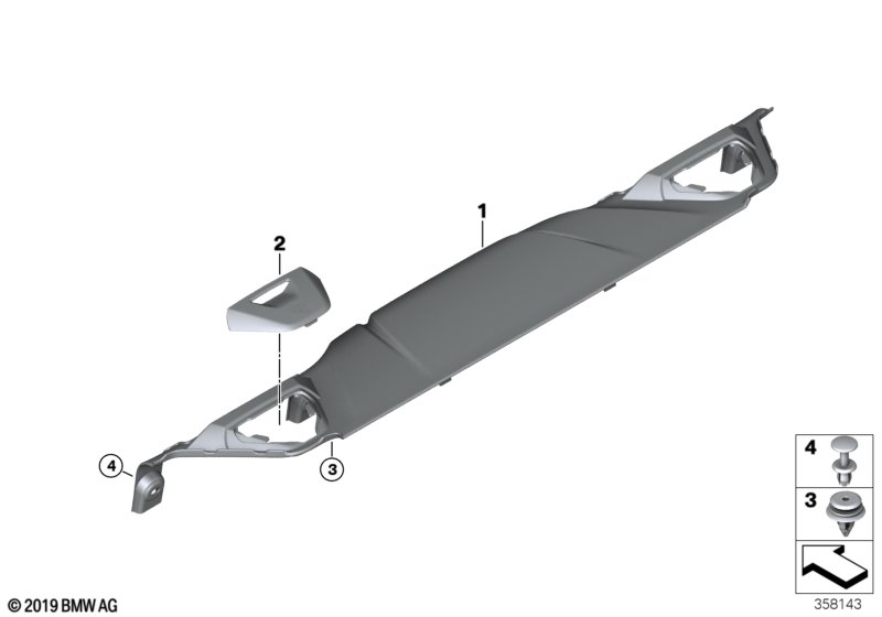 полка за задним сиденьем