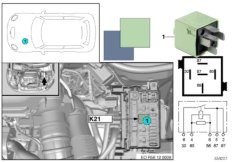 Реле электровентилятора K21