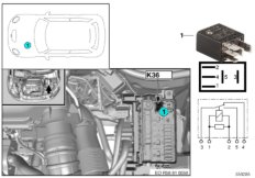 Реле стеклоочистителя 1 K36