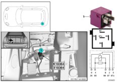 Реле складного верха 2 K18364