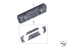 Панель упр.автом.сист.кондицион.Basis
