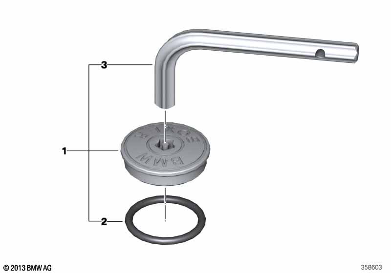 Стопорный винт маслоналивного патрубка