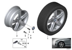 Л/c диск BMW со звездообр.спиц.диз.379