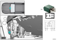Реле дисплея управления K401