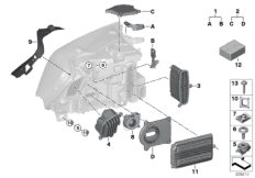 Детали светодиодной фары