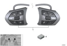 Переключатель м/ф рул.колеса M-Sport