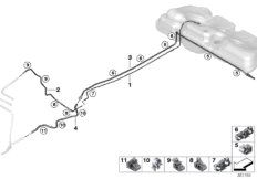 Топливопровод/ элементы крепления