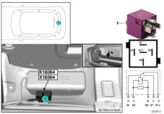 Реле складного верха 2 K18364