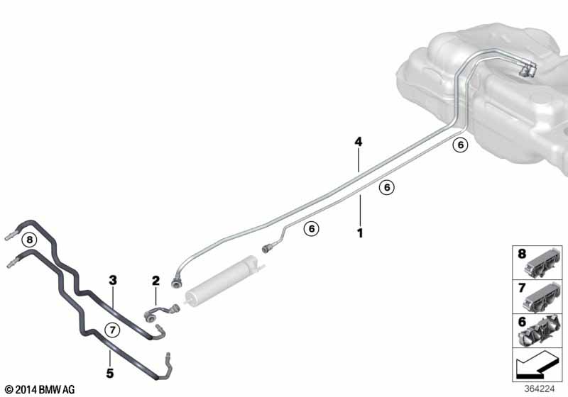 Топливопровод/ элементы крепления