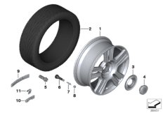 Л/с колесный диск, дизайн 615