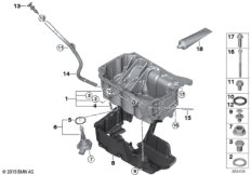 Масляный картер/маслоизмерит.приспособл.