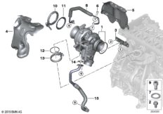 Турбонагнетатель со смазкой