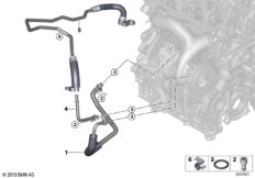 Система охлаждения турбонагнетателя