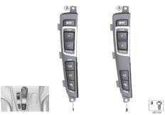 Панель управления в центральной консоли