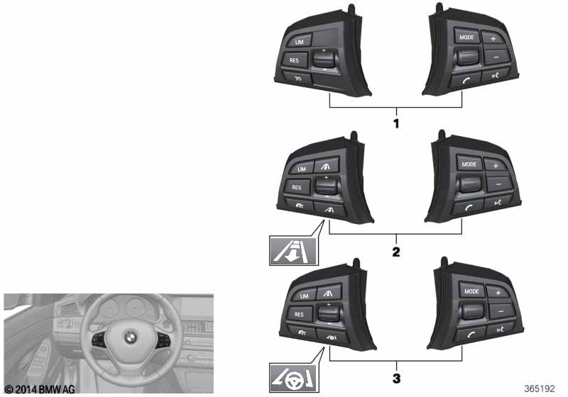 Выключатель на м/ф рулевом колесе Sport