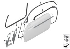 Накладки и уплотнения двери Пд