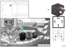 Реле электровентилятора K9137