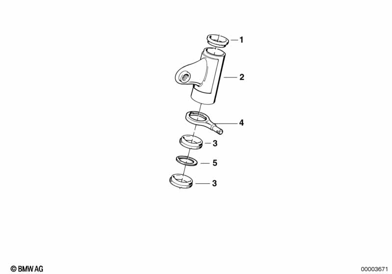 Кронштейн фары на телескопической вилке