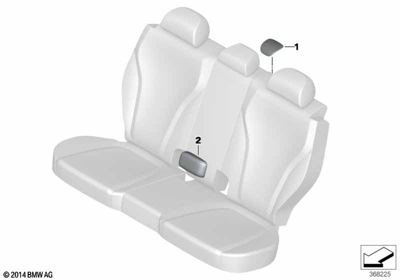 Накладка отверстия для ремня безопасн.