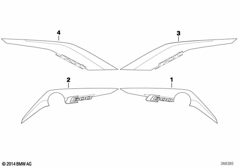 Надпись C600Sport