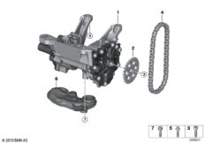 Смазочная система/маслян.насос с прив.