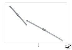 Комплект щеток стеклоочистителя