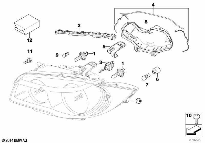 Детали фары