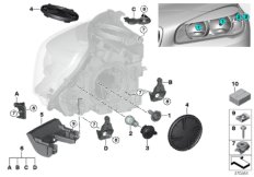 Детали галогенной фары