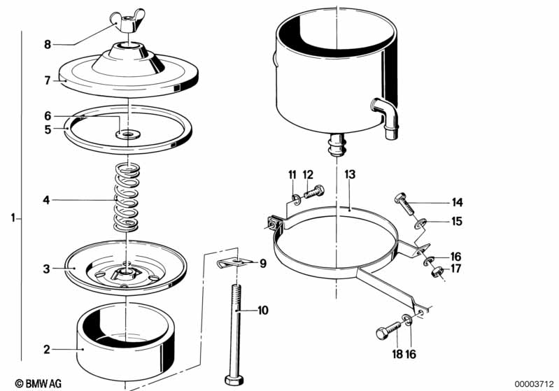 Масляный резервуар/детали