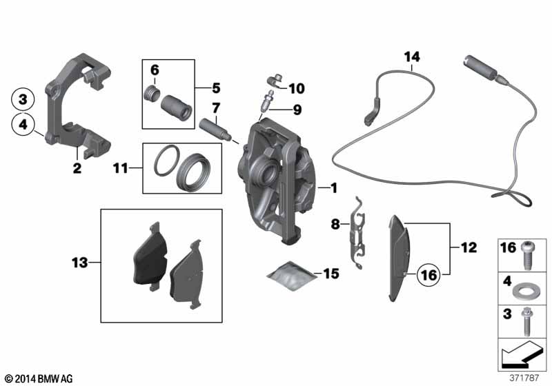 Датчик износа торм.накладки колеса Зд