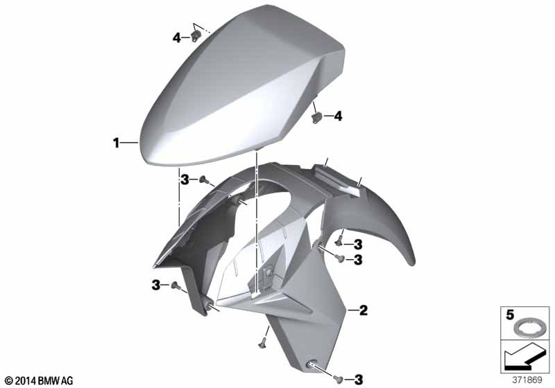 K52 Щиток переднего колеса Пд