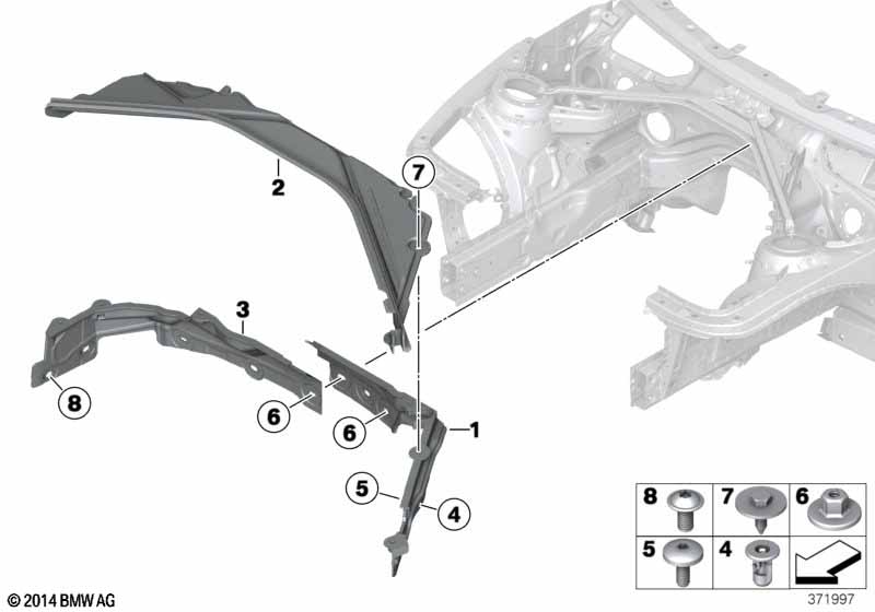 Дополнительные элементы моторного отсека