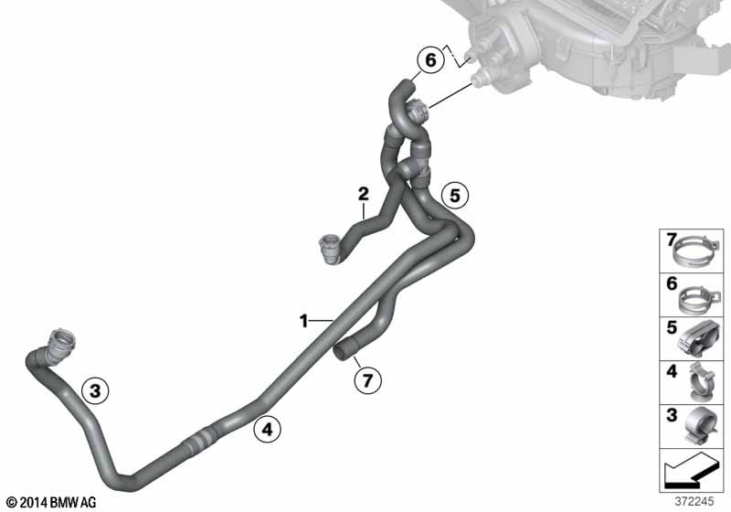 Шланги охлаждающей жидкости