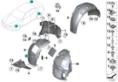 Защитный кожух колесной ниши