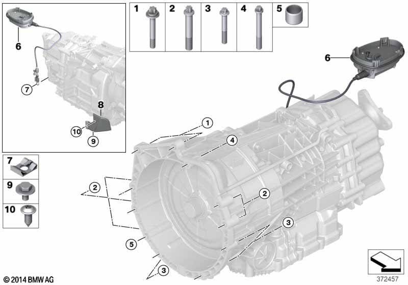 Крепление / подвеска КПП